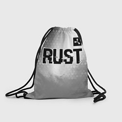 Рюкзак-мешок Rust glitch на светлом фоне: символ сверху, цвет: 3D-принт