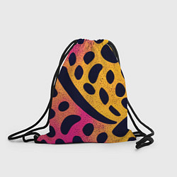 Рюкзак-мешок Яркие пятнистые узоры, цвет: 3D-принт