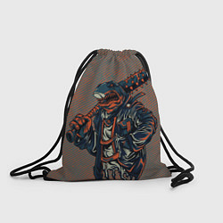 Рюкзак-мешок Акула-монстр, цвет: 3D-принт