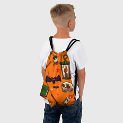 Рюкзак-мешок Время ночных существ, цвет: 3D-принт — фото 2