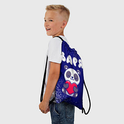 Рюкзак-мешок Варя панда с сердечком, цвет: 3D-принт — фото 2