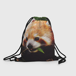 Рюкзак-мешок Красная милая панда, цвет: 3D-принт