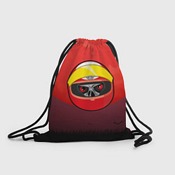 Рюкзак-мешок Горилла в шлеме, цвет: 3D-принт