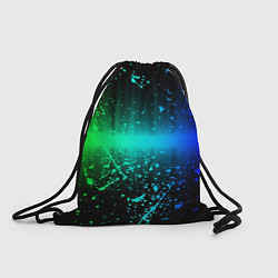 Рюкзак-мешок Неоновая абстракция, цвет: 3D-принт