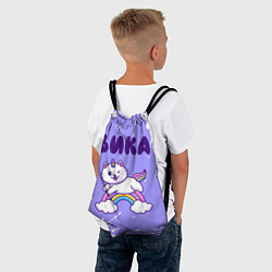 Рюкзак-мешок Вика кошка единорожка, цвет: 3D-принт — фото 2