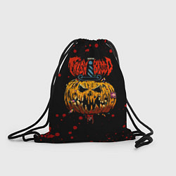 Рюкзак-мешок Кровавая тыква Хэллоуин, цвет: 3D-принт