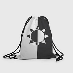 Рюкзак-мешок Черно-белое солнце, цвет: 3D-принт