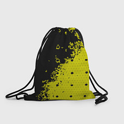 Рюкзак-мешок Black & Yellow, цвет: 3D-принт