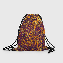 Рюкзак-мешок Текстура Абстракция фиолетово-золотая, цвет: 3D-принт