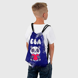 Рюкзак-мешок Ева панда с сердечком, цвет: 3D-принт — фото 2
