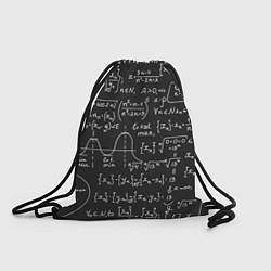 Рюкзак-мешок Геометрические формулы, цвет: 3D-принт