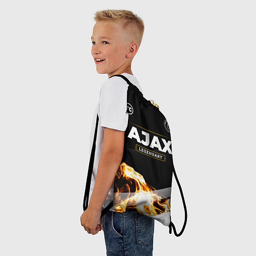 Мешок для обуви Ajax legendary sport fire / 3D-принт – фото 3