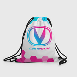 Рюкзак-мешок Changan neon gradient style, цвет: 3D-принт