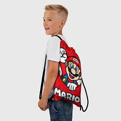 Рюкзак-мешок Луиджи и Марио, цвет: 3D-принт — фото 2