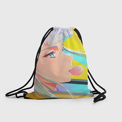 Рюкзак-мешок Люси жует жвачку, цвет: 3D-принт