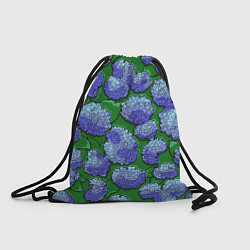 Рюкзак-мешок Цветущая гортензия, цвет: 3D-принт