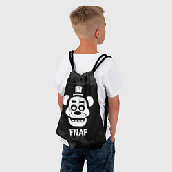 Рюкзак-мешок FNAF glitch на темном фоне, цвет: 3D-принт — фото 2