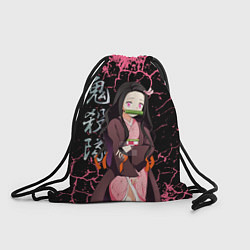 Рюкзак-мешок Незуко Камадо - сестра Танджиро, цвет: 3D-принт