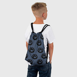 Рюкзак-мешок Кошачьи лапки, цвет: 3D-принт — фото 2