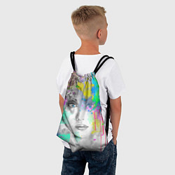 Рюкзак-мешок Fashion абстрактный портрет, цвет: 3D-принт — фото 2
