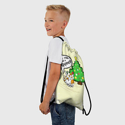 Рюкзак-мешок Какой год, такой и подарочек, цвет: 3D-принт — фото 2