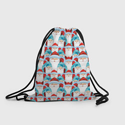 Рюкзак-мешок Деды Морозы, цвет: 3D-принт