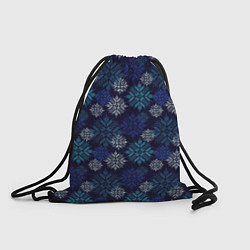 Рюкзак-мешок Северные узоры, цвет: 3D-принт