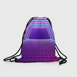 Рюкзак-мешок Вход в неоновый портал, цвет: 3D-принт