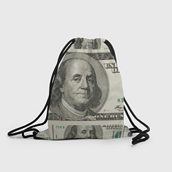 Рюкзак-мешок Купюра в 100 баксов, цвет: 3D-принт