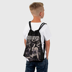 Рюкзак-мешок Nirvana bleach, цвет: 3D-принт — фото 2