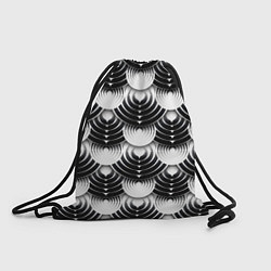 Рюкзак-мешок Полосатые круги, цвет: 3D-принт