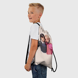Рюкзак-мешок Уэнсдей: Семейка Аддамс, цвет: 3D-принт — фото 2