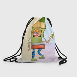 Рюкзак-мешок Шелудивый карандаш, цвет: 3D-принт
