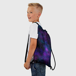 Рюкзак-мешок Космос с галактиками, цвет: 3D-принт — фото 2
