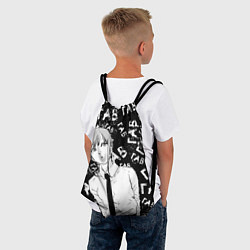 Рюкзак-мешок Макима: гав-гав, цвет: 3D-принт — фото 2