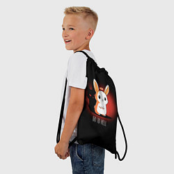 Рюкзак-мешок Кролик чёртик, цвет: 3D-принт — фото 2