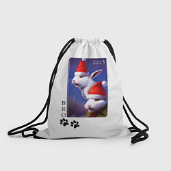 Рюкзак-мешок Зайки BRO, цвет: 3D-принт