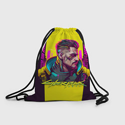 Рюкзак-мешок Киберпанк 2077 Арт, цвет: 3D-принт