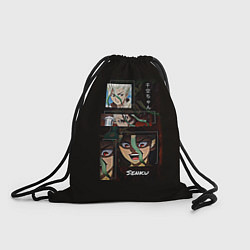 Рюкзак-мешок Доктор Стоун аниме, цвет: 3D-принт