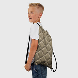 Рюкзак-мешок Стёганая кожа - fashion texture, цвет: 3D-принт — фото 2