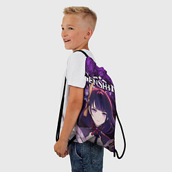 Рюкзак-мешок Сёгун Райдэн - архонт инадзумы, цвет: 3D-принт — фото 2