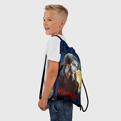 Рюкзак-мешок Уэнсдэй полнолуние, цвет: 3D-принт — фото 2