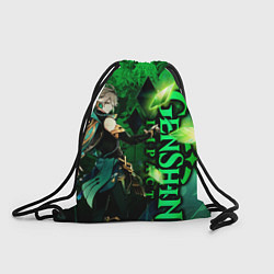 Рюкзак-мешок Аль-Хайтам - genshin impact, цвет: 3D-принт