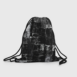 Рюкзак-мешок Абстракт чёрного и белого, цвет: 3D-принт