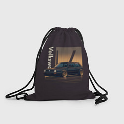 Рюкзак-мешок Volkswagen Golf class, цвет: 3D-принт