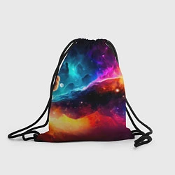 Рюкзак-мешок Космос, созданный нейросетью, цвет: 3D-принт