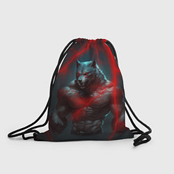 Рюкзак-мешок Брутальный оборотень, цвет: 3D-принт