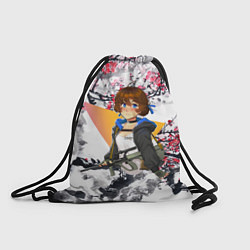 Рюкзак-мешок Девушка с AUG, цвет: 3D-принт