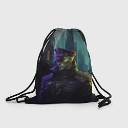 Рюкзак-мешок Генерал в киберпанк, цвет: 3D-принт