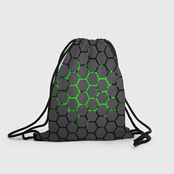 Рюкзак-мешок Абстрактыные соты, цвет: 3D-принт